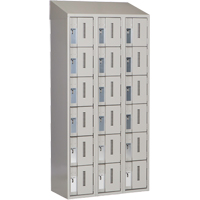 Casiers robustes Concorde, 6 niveaux, Bloc de 3, 36" x 18" x 78", Acier, Gris, Soud&eacute; (assembl&eacute;) Distribution Industrielle GC