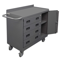 Mobile Workbench Cabinet, Steel Surface Distribution Industrielle GC
