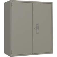 Armoire de rangement Lo-Boy, Acier, 2 Tablettes, 40" h x 36" la x 18" P, Gris Distribution Industrielle GC