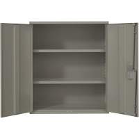 Armoire de rangement Lo-Boy, Acier, 2 Tablettes, 40" h x 36" la x 18" P, Gris Distribution Industrielle GC
