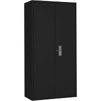 Armoire garde-robe, Acier, 36" la x 18" p x 72" h, Noir Distribution Industrielle GC
