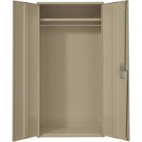 Armoire garde-robe, Acier, 36" la x 18" p x 72" h, Beige Distribution Industrielle GC
