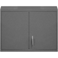 Armoire murale, 27" h x 29-7/8" la x 13-11/16" p, 2 tablettes, Acier, Gris Distribution Industrielle GC