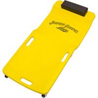 Yellow Low Profile Plastic Creeper Distribution Industrielle GC