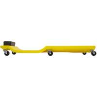 Yellow Low Profile Plastic Creeper Distribution Industrielle GC