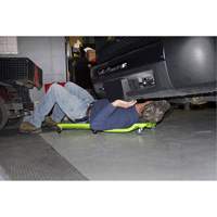 Neon Green Low Profile Plastic Creeper Distribution Industrielle GC