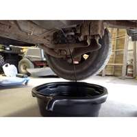 Black Oval Drain Pan Distribution Industrielle GC