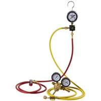 Ensemble pour test de fuite dazote pour climatisation automobile avec r&eacute;gulateur Distribution Industrielle GC