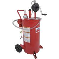 25-Gallon Steel Fuel Caddy with 2-Way Rotary Pump & Filter Distribution Industrielle GC