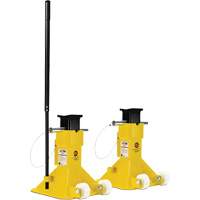 EZ-Wheel Jack Stand, Locking Pin, 22 Tons Capacity, 13-1/2" - 20" H Distribution Industrielle GC