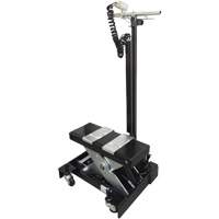 Cric de service de plancher &agrave; profil bas, 12 tonne(s) Capacit&eacute;, 7-1/2" Abaiss&eacute;e, 15" &eacute;lev&eacute;e, Air comprim&eacute;/hydraulique Distribution Industrielle GC