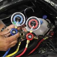 R1234Yf 2-Way Piston Valve Manifold Gauge Set Distribution Industrielle GC