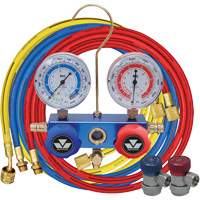 R134A 2-Way Aluminum Manifold Gauge Set Distribution Industrielle GC