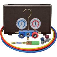 Jeu de manom&egrave;tres pour automobile avec mini-injecteur de colorant et coupleurs manuels Distribution Industrielle GC