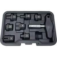 Trousse d'outils pour bouchons de vidange dhuile 8 morceaux Distribution Industrielle GC