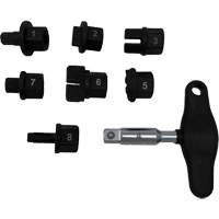 Trousse d'outils pour bouchons de vidange dhuile 8 morceaux Distribution Industrielle GC