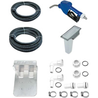 Pompe de transfert de fluide d'&eacute;chappement diesel (DEF) 115 V CA avec support pour cuve GRV et pistolet Distribution Industrielle GC