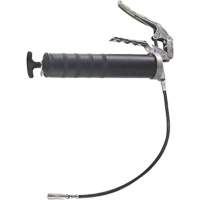 Pistolet &agrave; graisse robuste &agrave; poign&eacute;e pistolet avec rallonge de tuyau flexible, Capacit&eacute; 14 oz Distribution Industrielle GC