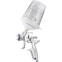 Pistolet de peinture de premi&egrave;re qualit&eacute; 4400?B RP?1,2 SR avec godet RPS 0,3?L, pour les retouches de finitions automobiles, Entr&eacute;e d'air 1/4" NPT, 7,06 pi³/min, Capacit&eacute; 0,3 L, 0,17 psi Distribution Industrielle GC