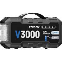 Survolteur, banque d'alimentation et lampe de poche V3000 Distribution Industrielle GC