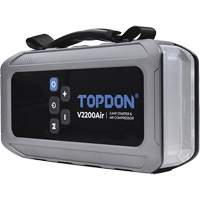V2200Air 2-en-1: d&eacute;marreur de secours de 1200 A de pointe et gonfleur de pneus Distribution Industrielle GC
