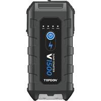 D&eacute;marreur d'appoint, survolteur, banque d'alimentation et lampe de poche V1500 Distribution Industrielle GC