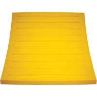 Cale de roue, Polyur&eacute;thane, Jaune, 15-1/4" la x 12-1/8'' p x 10-3/4" h Distribution Industrielle GC