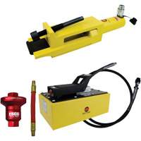 Ensemble de brise-talon pour pneus g&eacute;ants/&eacute;quipement de terrassement avec pompe hydraulique de 5 pintes Distribution Industrielle GC