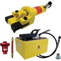 Ensemble de brise-talon pour pneus g&eacute;ants avec pompe hydraulique de 2 gallon Distribution Industrielle GC