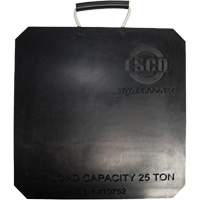 Plaque de support de v&eacute;rin d'une capacit&eacute; de 25 tonnes Distribution Industrielle GC