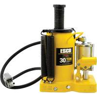 Cric-bouteille de s&eacute;rie Pro, 30 tonnes, Air comprim&eacute;/hydraulique, 20" Hauteur &eacute;lev&eacute;e Distribution Industrielle GC