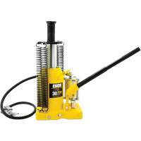 Cric-bouteille de s&eacute;rie Pro, 30 tonnes, Air comprim&eacute;/hydraulique, 20" Hauteur &eacute;lev&eacute;e Distribution Industrielle GC