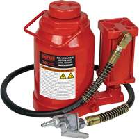 Standard Height Bottle Jack, 30 Ton(s), Air Hydraulic, 19-7/10" Raised Height Distribution Industrielle GC