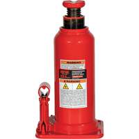 Cric hydraulique bouteille professionnel avec orifice pour manom&egrave;tre, 22 tonne(s), 20-49/250" Hauteur &eacute;lev&eacute;e Distribution Industrielle GC