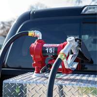 Pompe de transfert de carburant 12 V CC avec pistolet Distribution Industrielle GC