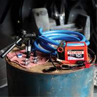 Pompe de transfert de carburant 12 V CC avec pistolet Distribution Industrielle GC