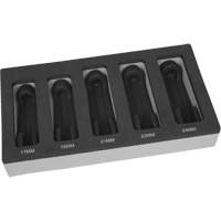 Jeu de 5 douilles pour conduites avec plateau en mousse Distribution Industrielle GC