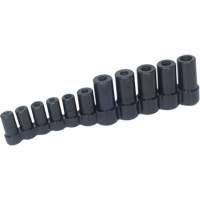 Jeu de 11 douilles pour tarauds avec 3 tailles pour tarauds non-MCTI Distribution Industrielle GC