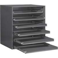 Armoire de rangement &agrave; cloisons, Acier, 6 compartiments, 20-5/16" la x 15-15/16" p, 21-7/8" h, Gris Distribution Industrielle GC