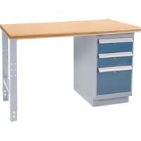 Industrial Duty Workbench, 24" W x 60" D x 34" H, 1000 lbs. Capacity Distribution Industrielle GC
