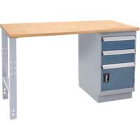 &eacute;tabli industriel, Porte a/combinaison de tiroirs, Cap 1000 lb, 72" la x 36" p, 34" h Distribution Industrielle GC