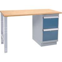 &eacute;tabli industriel, Porte a/combinaison de tiroirs, Cap 1000 lb, 60" la x 36" p, 34" h Distribution Industrielle GC