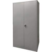 Armoire de rangement, Acier, 4 Tablettes, 78" h x 36" la x 24" P, Gris Distribution Industrielle GC