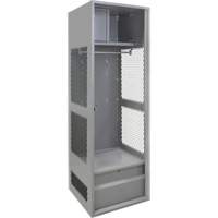 Casier pour &eacute;quipement, Acier, 24" la x 24" p x 72" h, Gris Distribution Industrielle GC