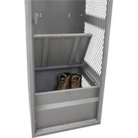 Casier pour &eacute;quipement, Acier, 24" la x 24" p x 72" h, Gris Distribution Industrielle GC