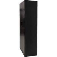 Armoire de rangement combin&eacute;e, 36" la x 18" p x 72" h, Noir Distribution Industrielle GC