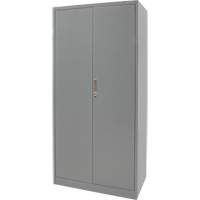 Combination Storage Cabinet, 36" W x 18" D x 72" H, Grey Distribution Industrielle GC