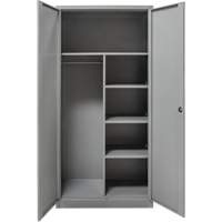 Combination Storage Cabinet, 36" W x 18" D x 72" H, Grey Distribution Industrielle GC