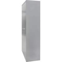 Wardrobe Storage Cabinet, Steel, 36" W x 18" D x 72" H, Grey Distribution Industrielle GC