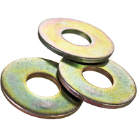Rondelle plate USS, Zinc jaune, 7/8" Distribution Industrielle GC
